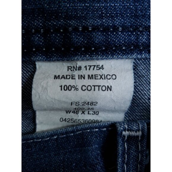 Key Dungaree Traditional Fit Jeans Men's Size 48x30 - Picture 9 of 11